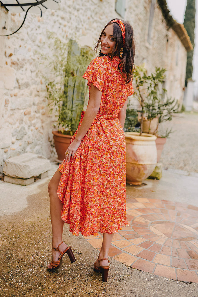 Robe Amel Liseron Corail