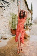 Robe Amel Liseron Corail