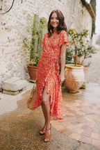 Robe Amel Liseron Corail