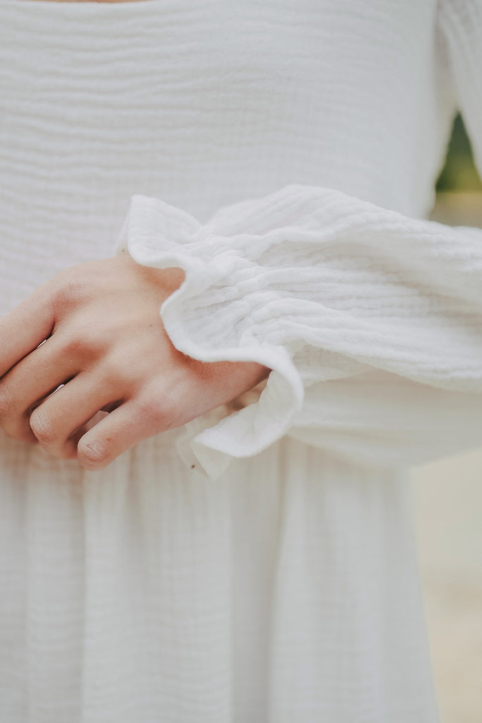 Robe Lara Blanc Coton