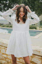 Robe Lara Blanc Coton