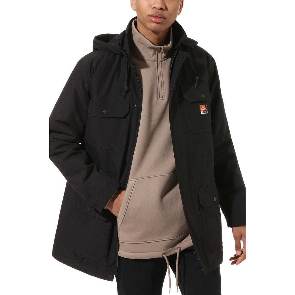 Parka À Capuche 66 Supply Long Dr - Noir - Homme