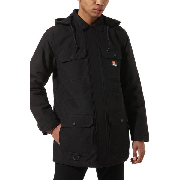 Parka À Capuche 66 Supply Long Dr - Noir - Homme