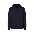 CP Company - Sweat À Capuche Diagonal Fleece Lens – Bleu Marine
