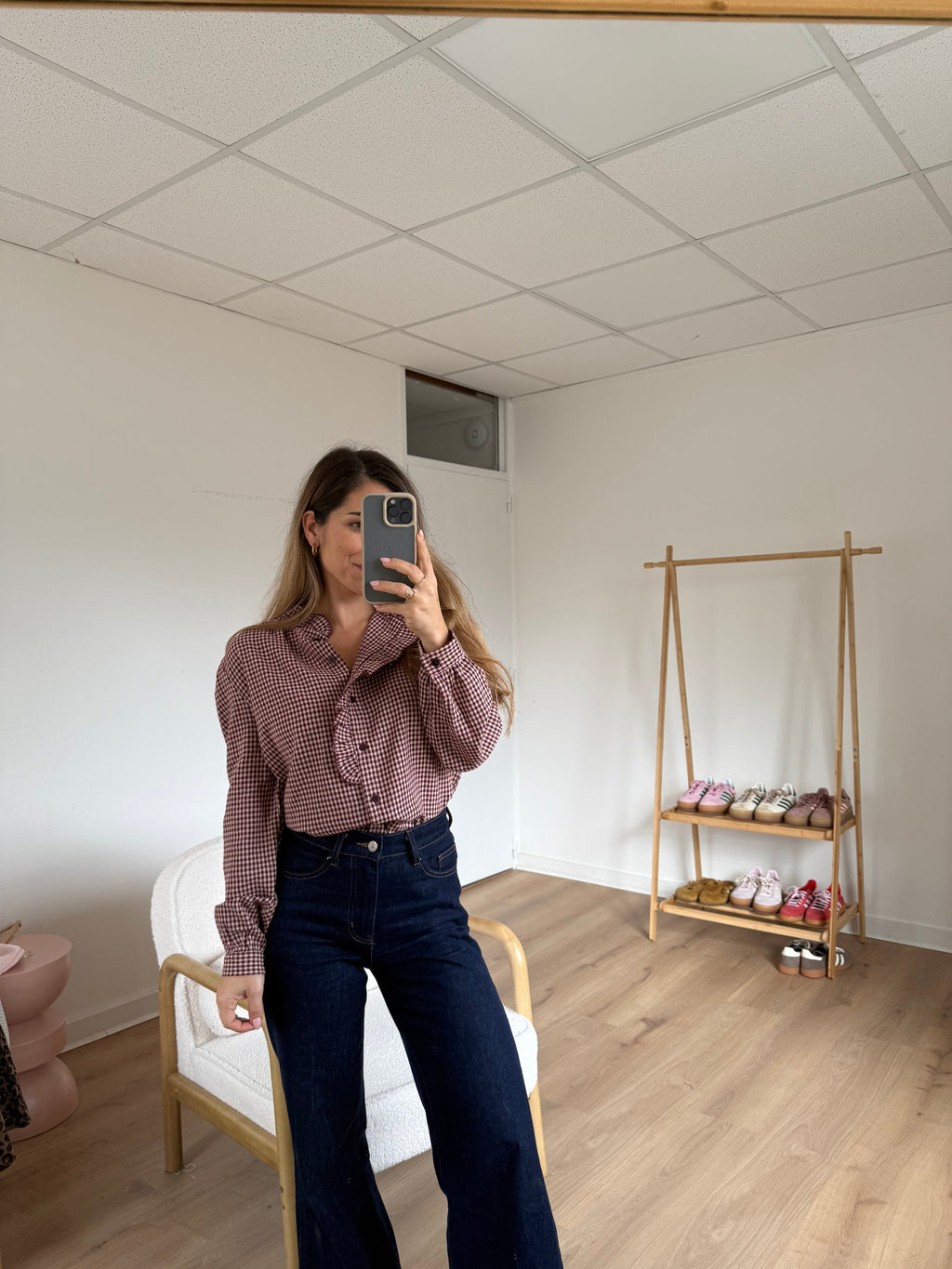 Blouse À Carreaux Margaux