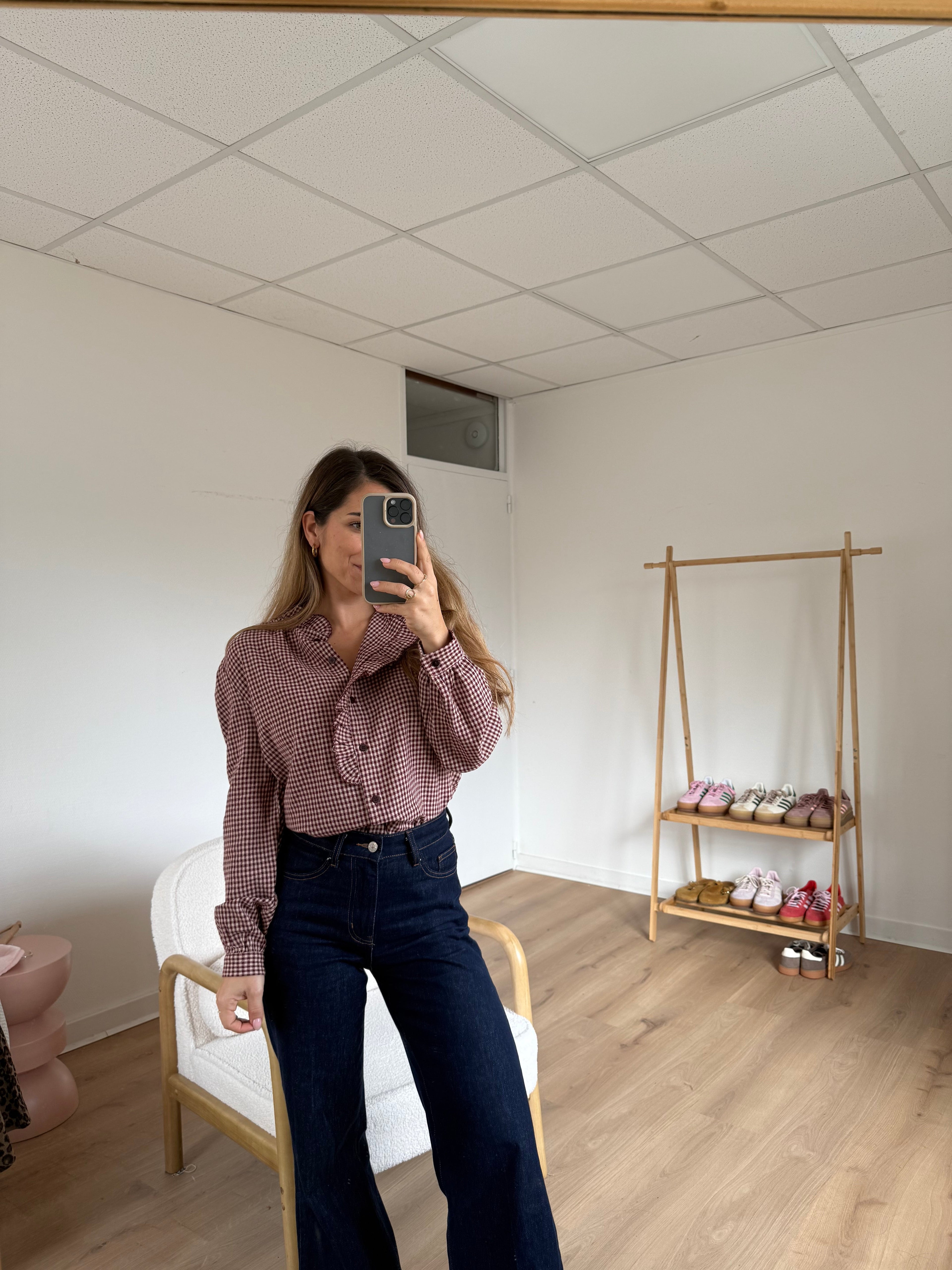 Blouse À Carreaux Margaux