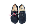 Chaussures Derbies Enfant À Lacets Gaël - Nubuck Bleu Marine - Mixte