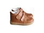 Chaussures Garçon Souples Scratch Achille - Cuir Camel - Garçon