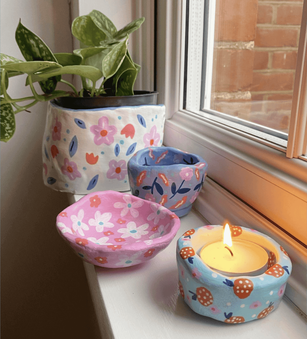 Kit De Poterie Maison - Peintures Au Choix