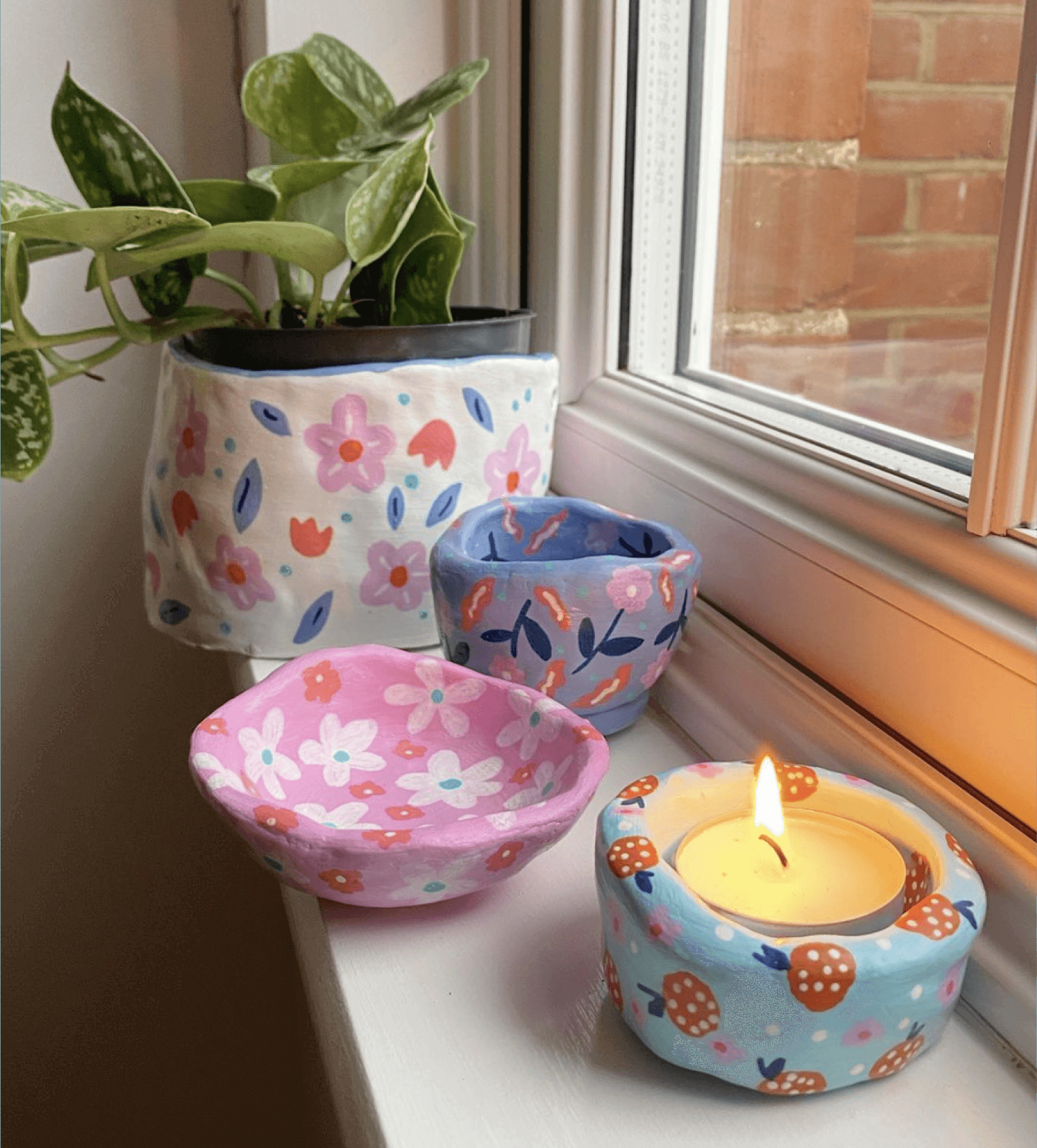 Kit De Poterie Maison - Peintures Au Choix