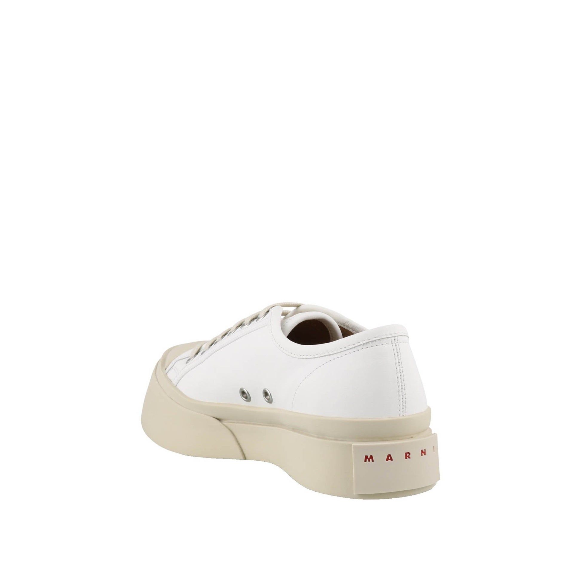 Baskets Marni Leather - White - Femme
