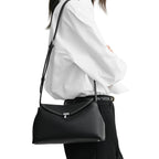 Toteme - T-Lock Clutch Bag - Black