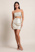 Bra Top - Sequins Dores