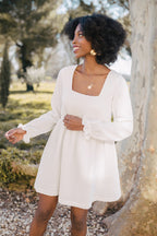 Robe Lara Blanc Coton