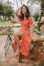Robe Amel Liseron Corail