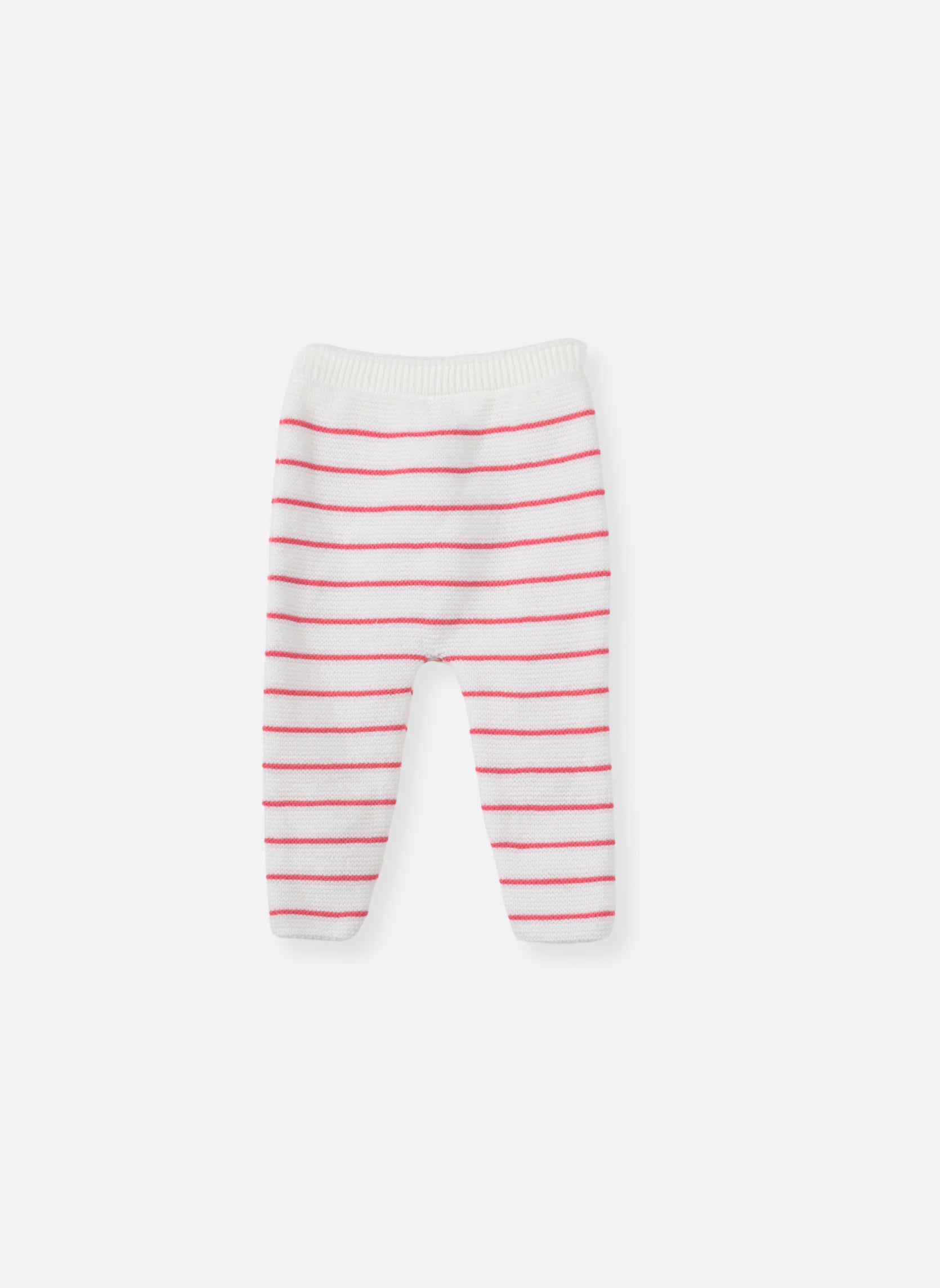 Pantalon À Rayures - Écru À Rayures Fuchsia
