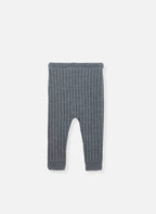 Pantalon En Laine - Rétro - Gris Chiné