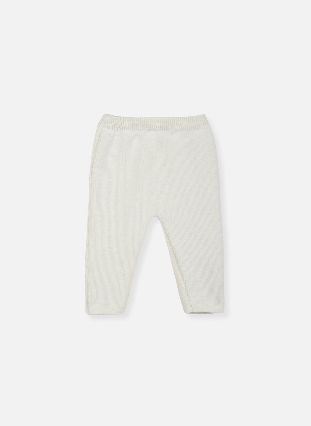 Pantalon En Laine Mélangée Petits Marins - Écru