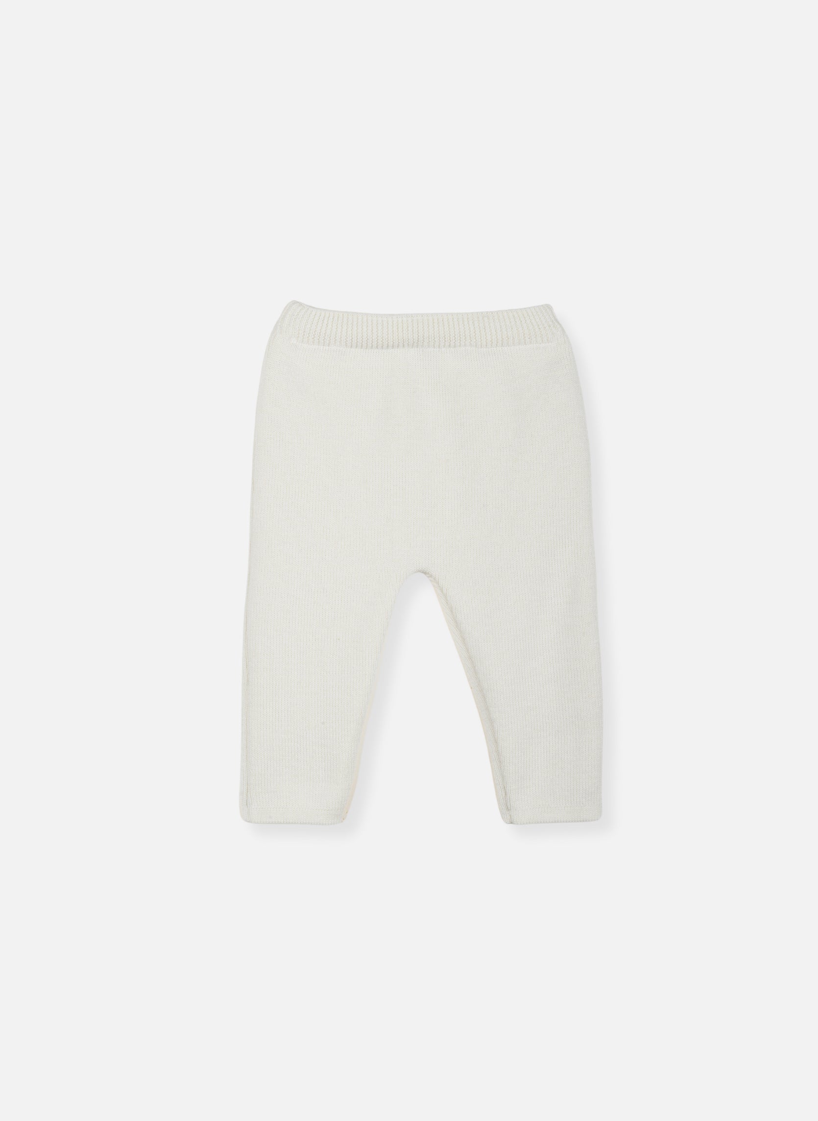 Pantalon En Laine Mélangée Petits Marins - Écru