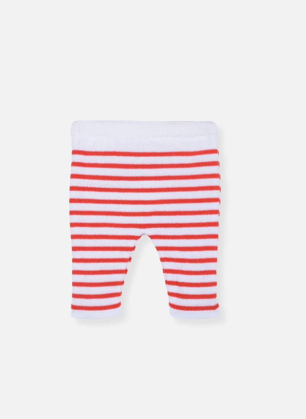 Pantalon Les Baigneurs - Écru Rayé Coquelicot