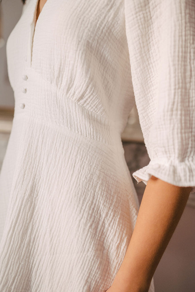 Robe Tosca Blanc Coton