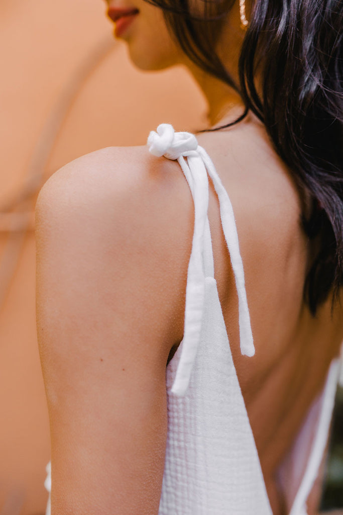 Robe Salma Blanc Coton