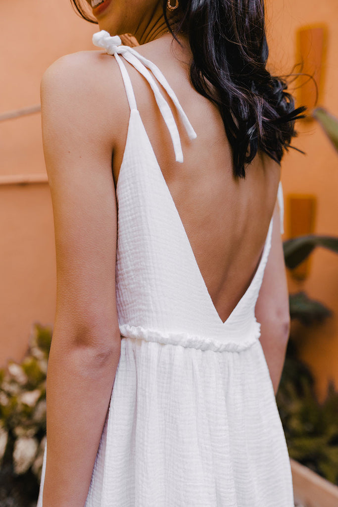 Robe Salma Blanc Coton