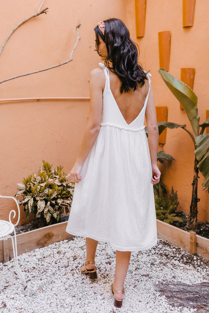 Robe Salma Blanc Coton
