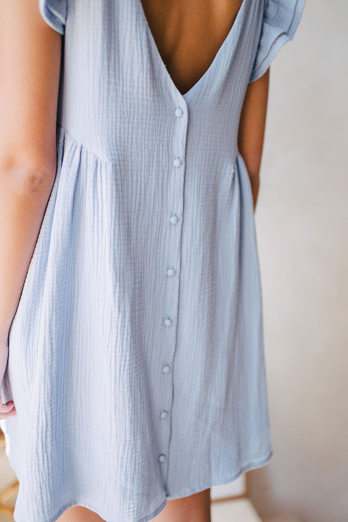 Robe Lucia Bleu Coton