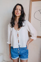 Blouse Georgia Blanc Coton