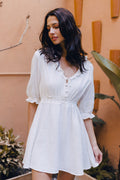 Robe Ellen Blanc Coton