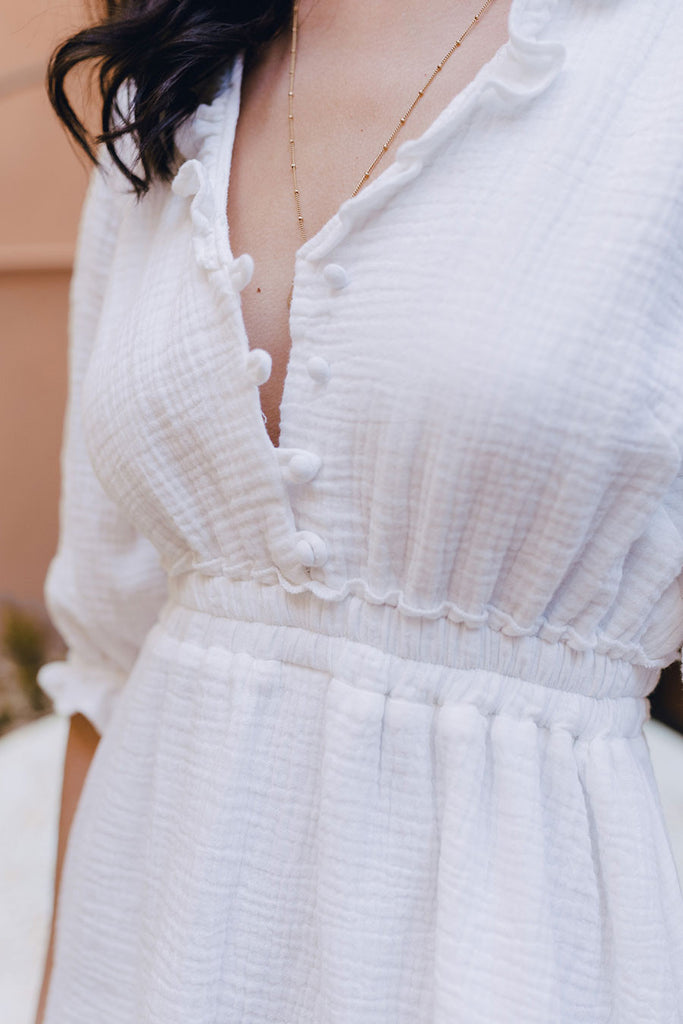 Robe Ellen Blanc Coton