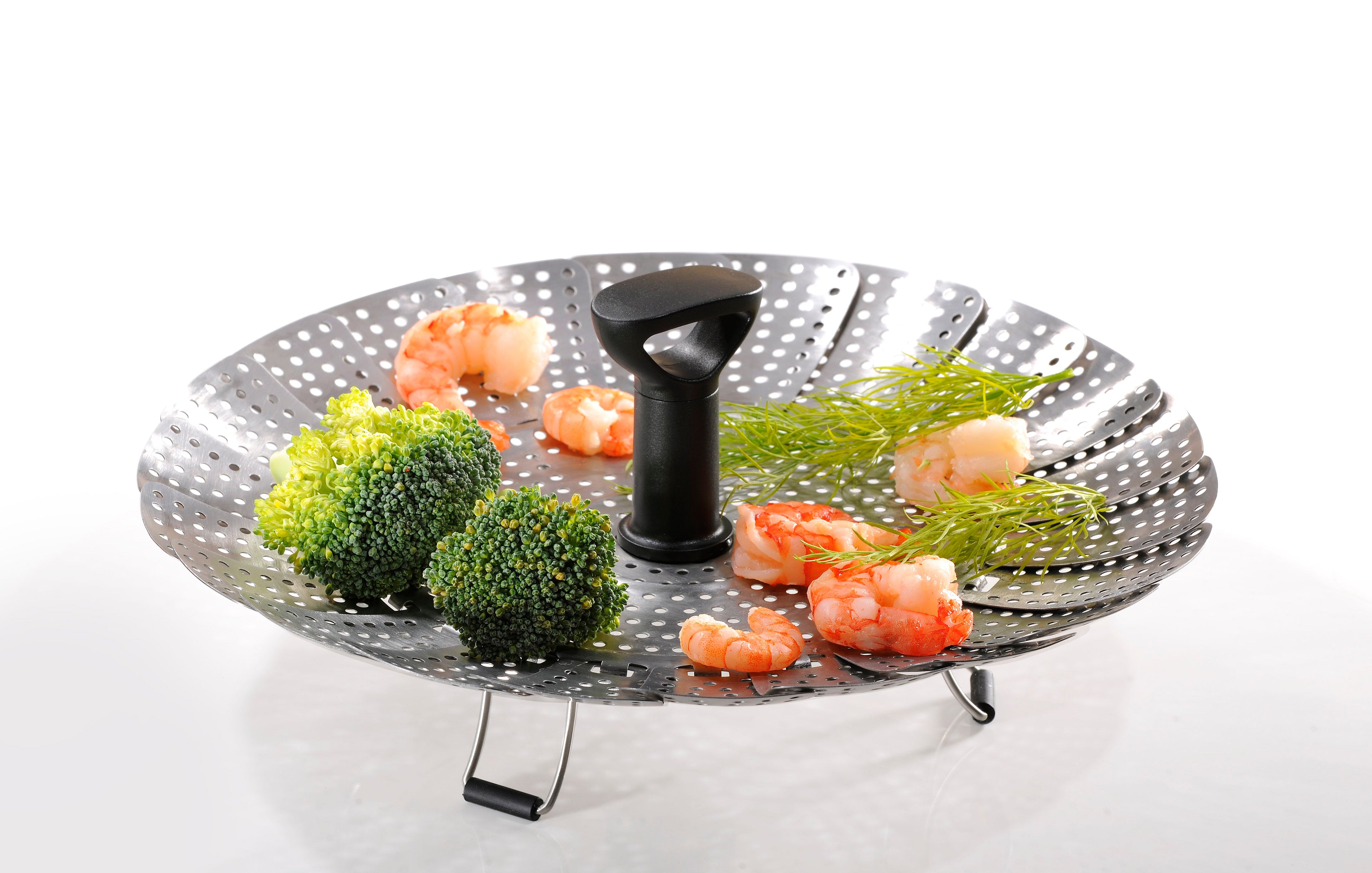 Vitala - Panier Vapeur - Noir/Argent