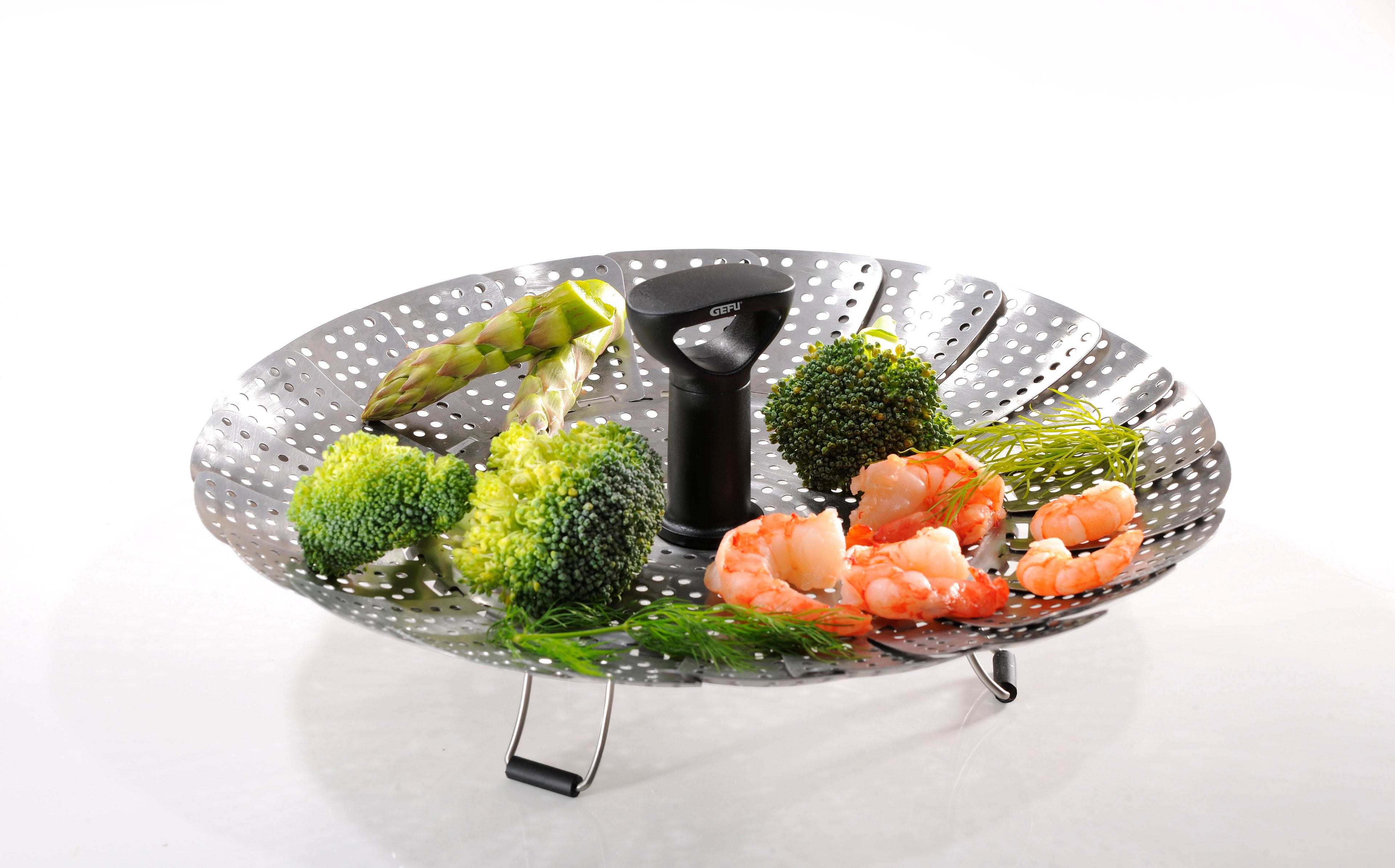 Vitala - Panier Vapeur - Noir/Argent