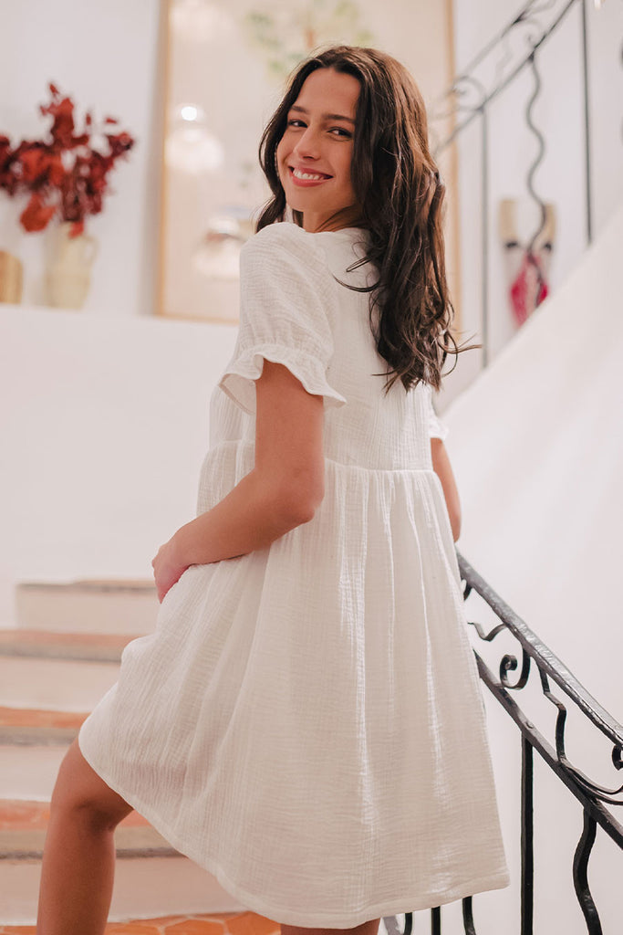 Robe Noor Blanc Coton