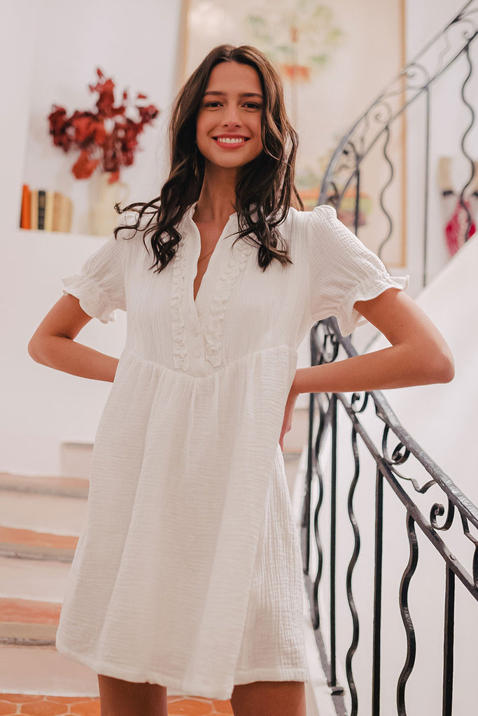 Robe Noor Blanc Coton
