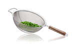 Passo - Passoire Avec Manche En Bois - 16cm - Argent/Brun