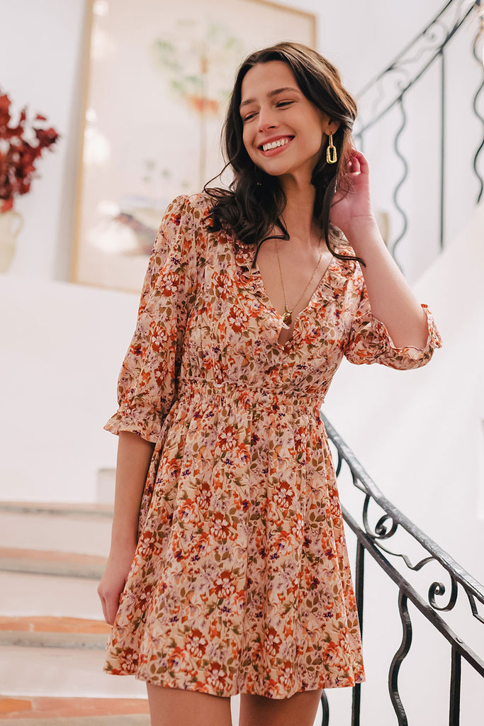 Robe Ellen Bouquet Rosé