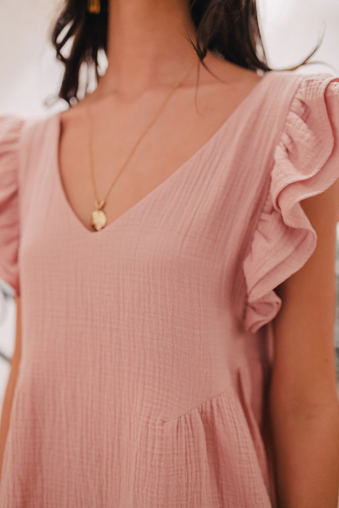Robe Lucia Blush Coton