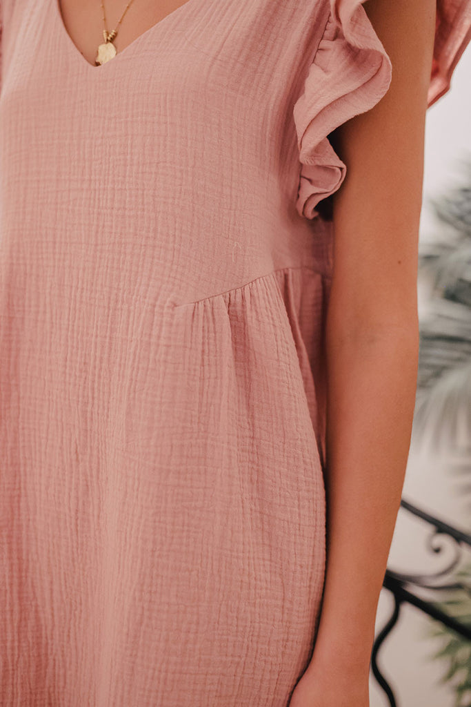 Robe Lucia Blush Coton