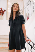 Robe Noor Noir Coton