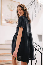 Robe Noor Noir Coton