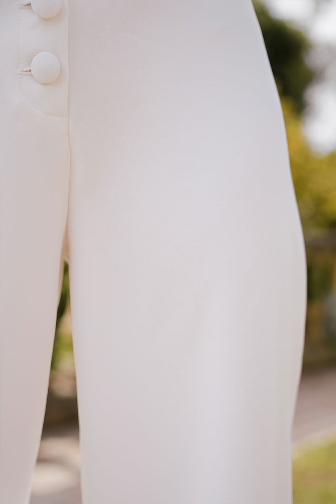 Pantalon Tino Blanc Recyclé