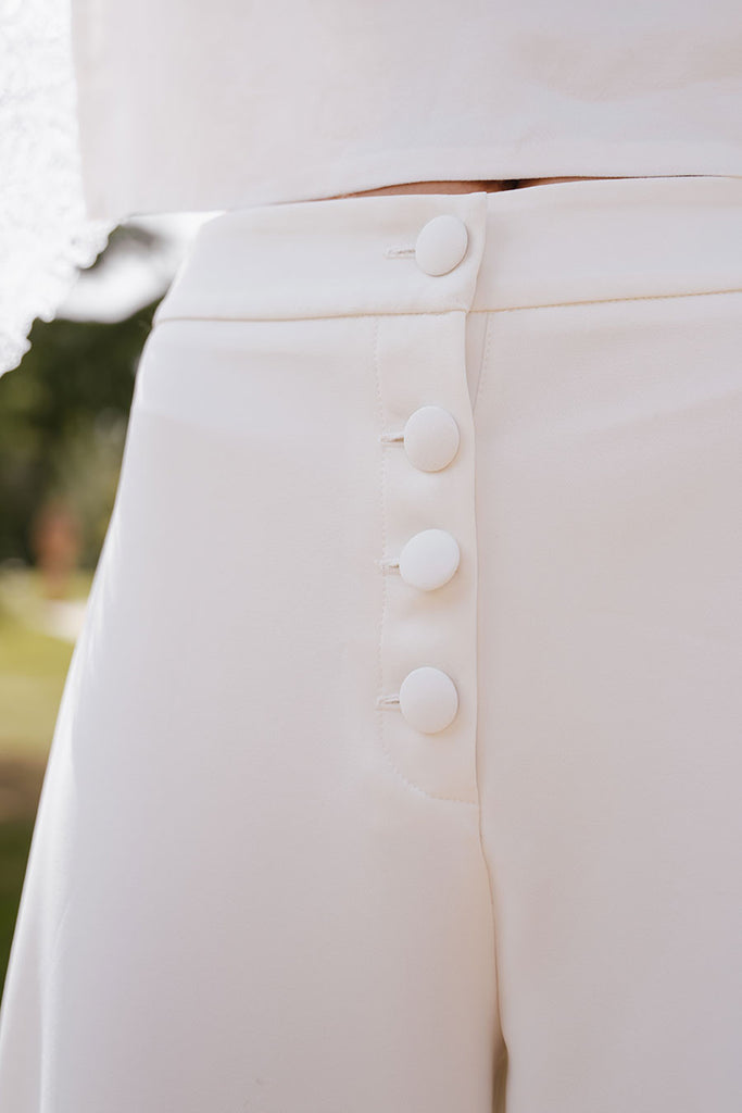 Pantalon Tino Blanc Recyclé