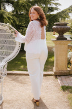 Pantalon Tino Blanc Recyclé