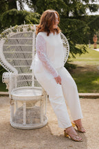 Pantalon Tino Blanc Recyclé
