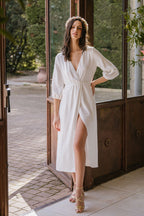 Robe Tal Crêpe Blanc