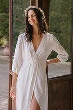 Robe Tal Crêpe Blanc