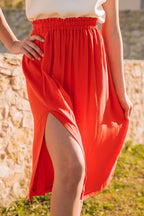 Jupe Paloma Crêpe Corail
