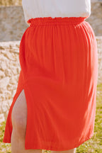 Jupe Paloma Crêpe Corail